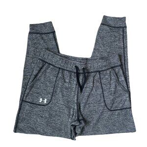 Under Armour Tech Twist Jogger Pants Sweatpants Heathered Gray Black Size M